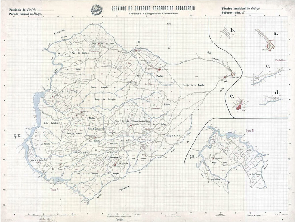 Ilustración 5. Catastrón Priego de Córdoba, pol. 17, AHPCO CAR72/015. Ilustración 5. Catastrón Priego de Córdoba, pol. 17, AHPCO CAR72/015.