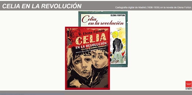 Figuras 3-4. Celia en la revolución. Recorrido interactivo. Fuentes: El Portal del Lector. BDM.