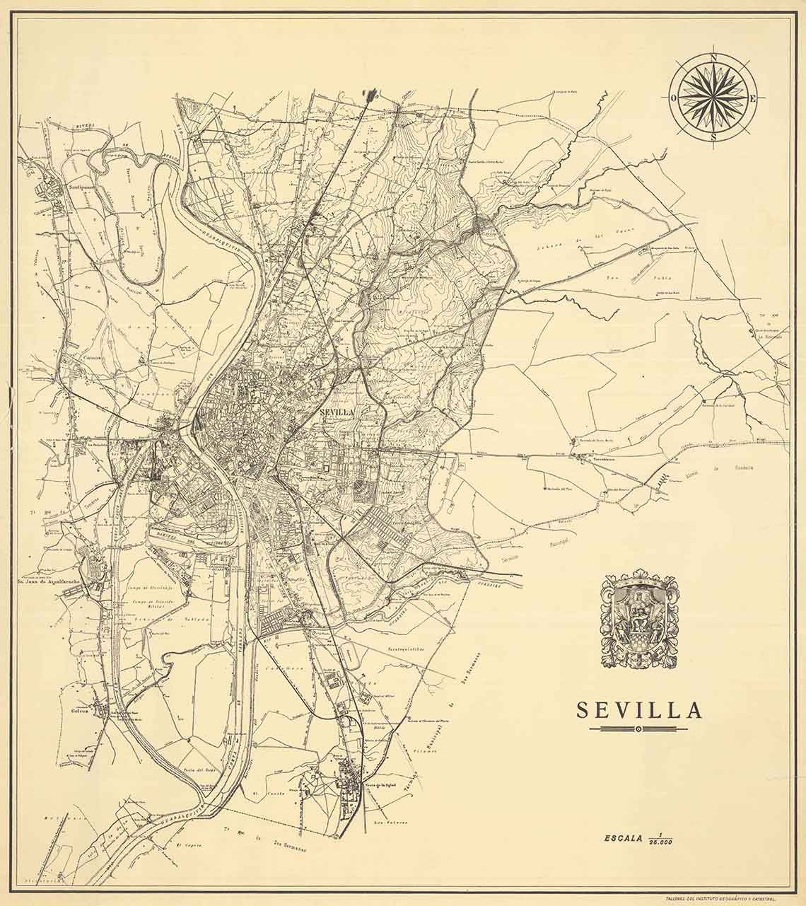 Figura 6. Sevilla, Instituto Geográfico y Catastral, [1945]. Fuente: Colección privada.
