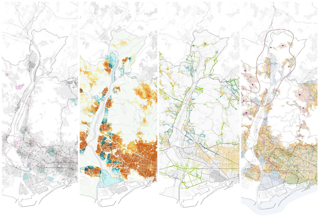 Grau de cobertura d’equipaments bàsics per a la població. PDUM aprovació inicial, 2023 (Font: AMB) Grau de cobertura d’equipaments bàsics per a la població. PDUM aprovació inicial, 2023 (Font: AMB)