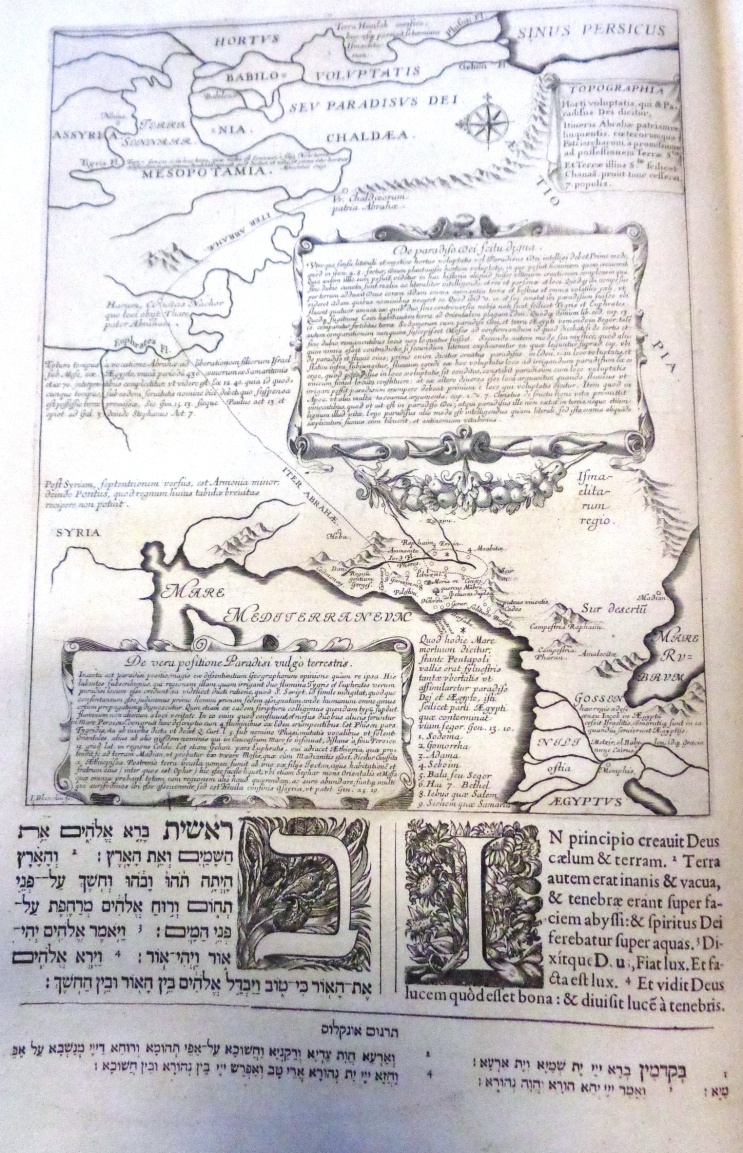 Imagem 4. Biblia hebraica, samaritana, chaldaica, graeca, syriaca, latina, arabica...BPNM 1-1-2-1